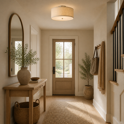 Lucent Meadow Ceiling Light — styled interior view 02