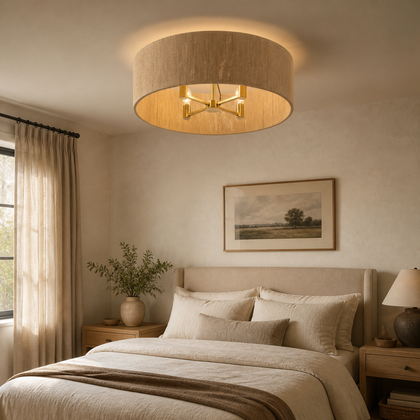 Bellamy Terrace Ceiling Light — styled interior view 03