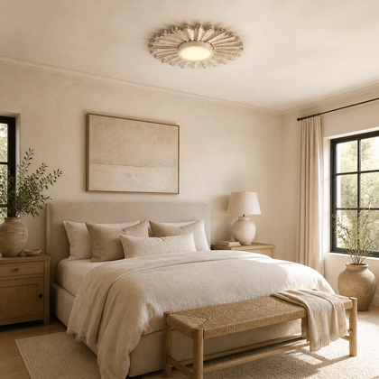 Bellamy Cove Ceiling Light — styled interior view 03