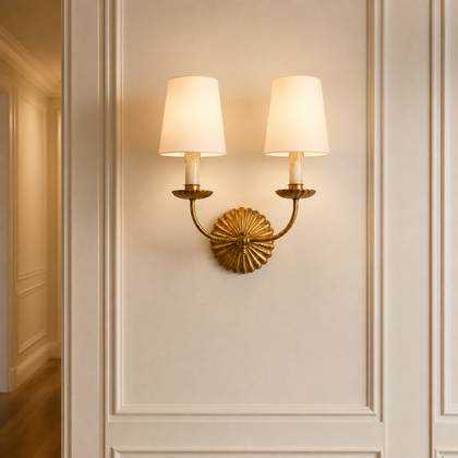 Jovian Wharf Wall Sconce — styled interior view 03
