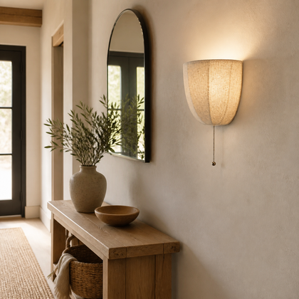 Isolde Cove Table Lamp — styled interior view 03