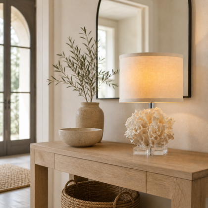 Aveline Orchard Table Lamp — styled interior view 03
