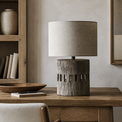 Hesper Wharf Table Lamp — styled interior view 03