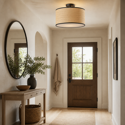 Aveline Terrace Ceiling Light — styled interior view 03