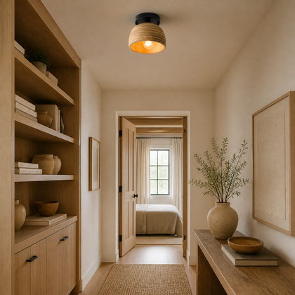 Lucent Terrace Ceiling Light — styled interior view 03