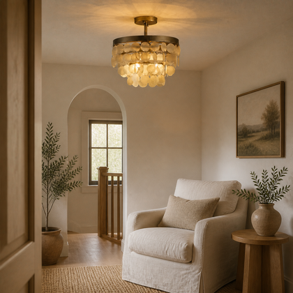 Hesper Ridge Ceiling Light — styled interior view 03