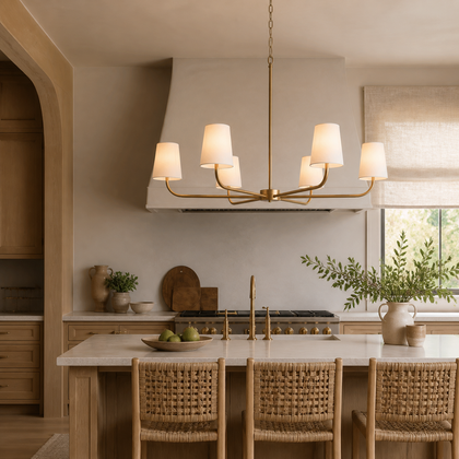 Aveline Meadow Pendant Light — styled interior view 03