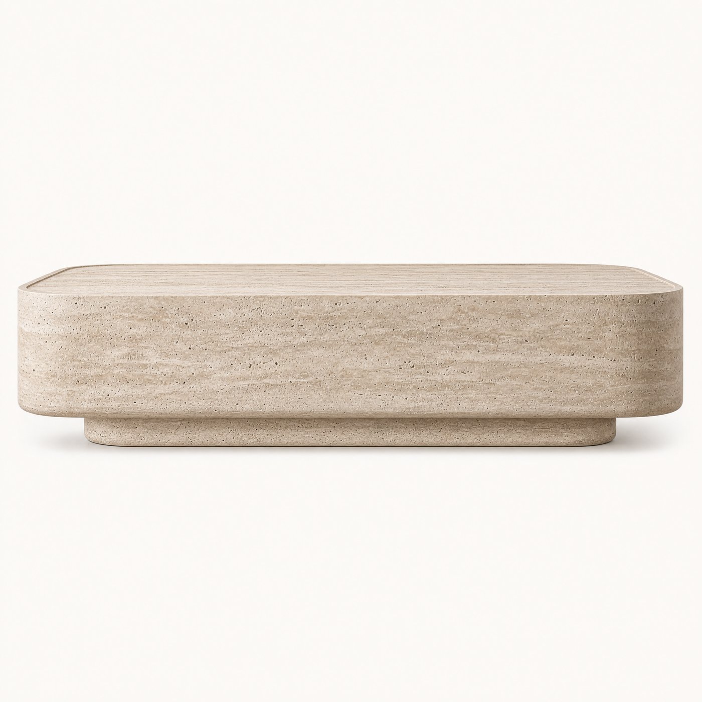 Massimo Travertine Coffee Table