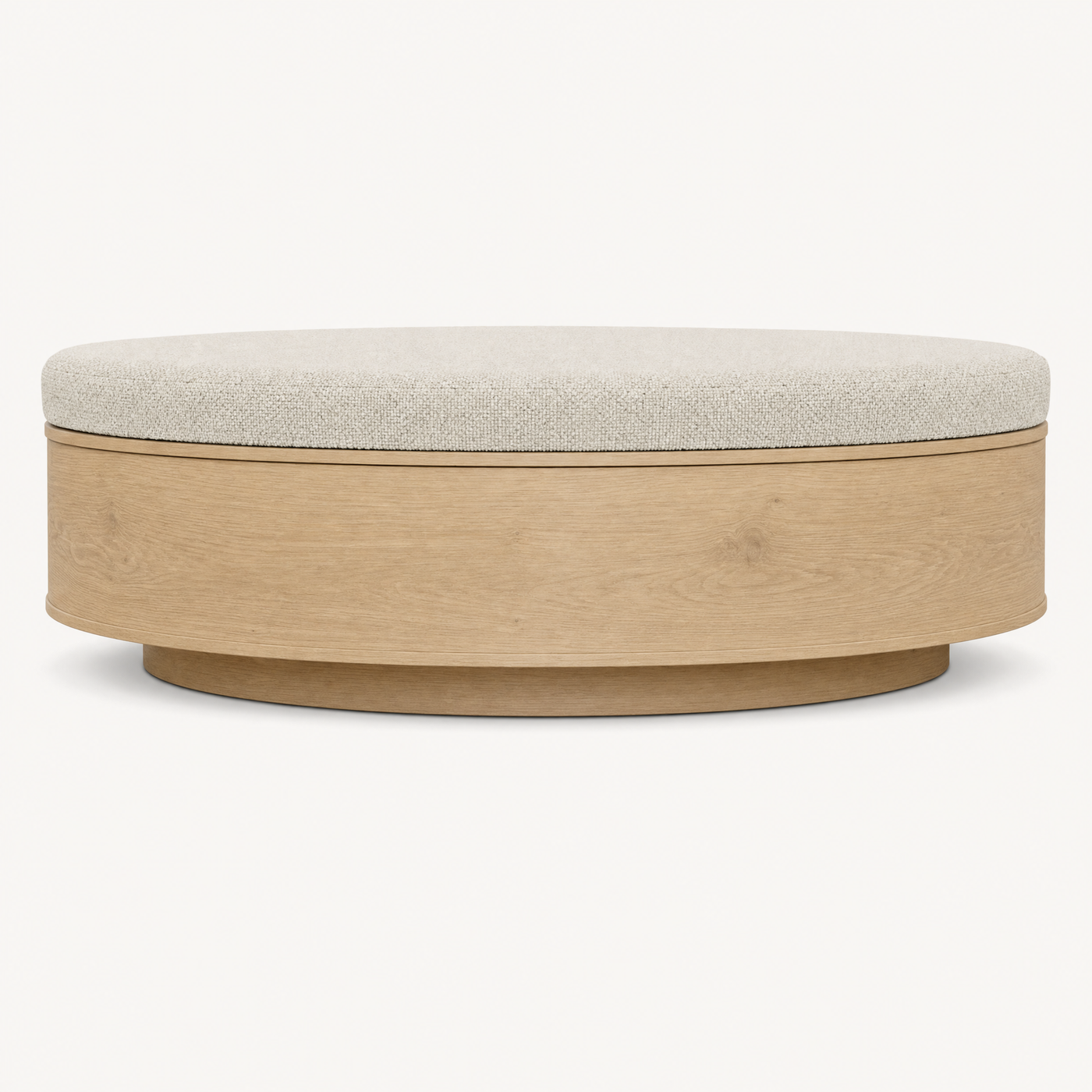 Haven Boucle Drum Side Table