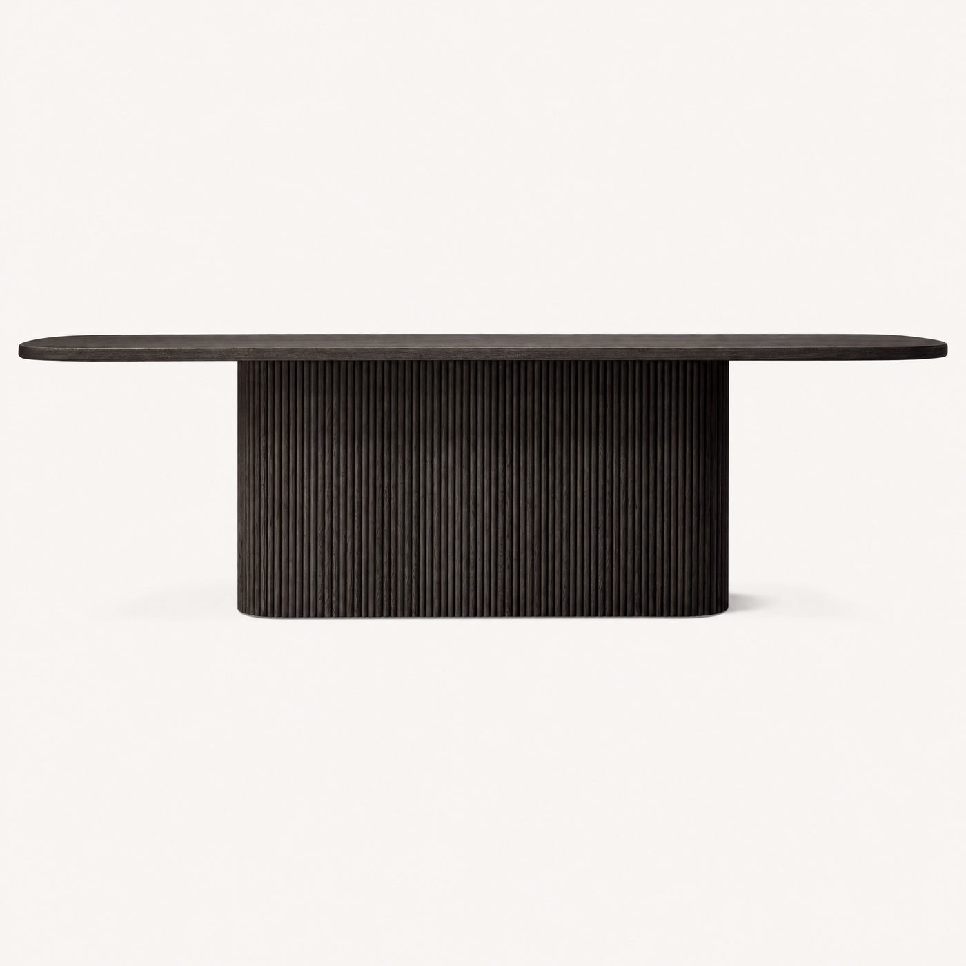 Garrison Dark Oak Pedestal Table