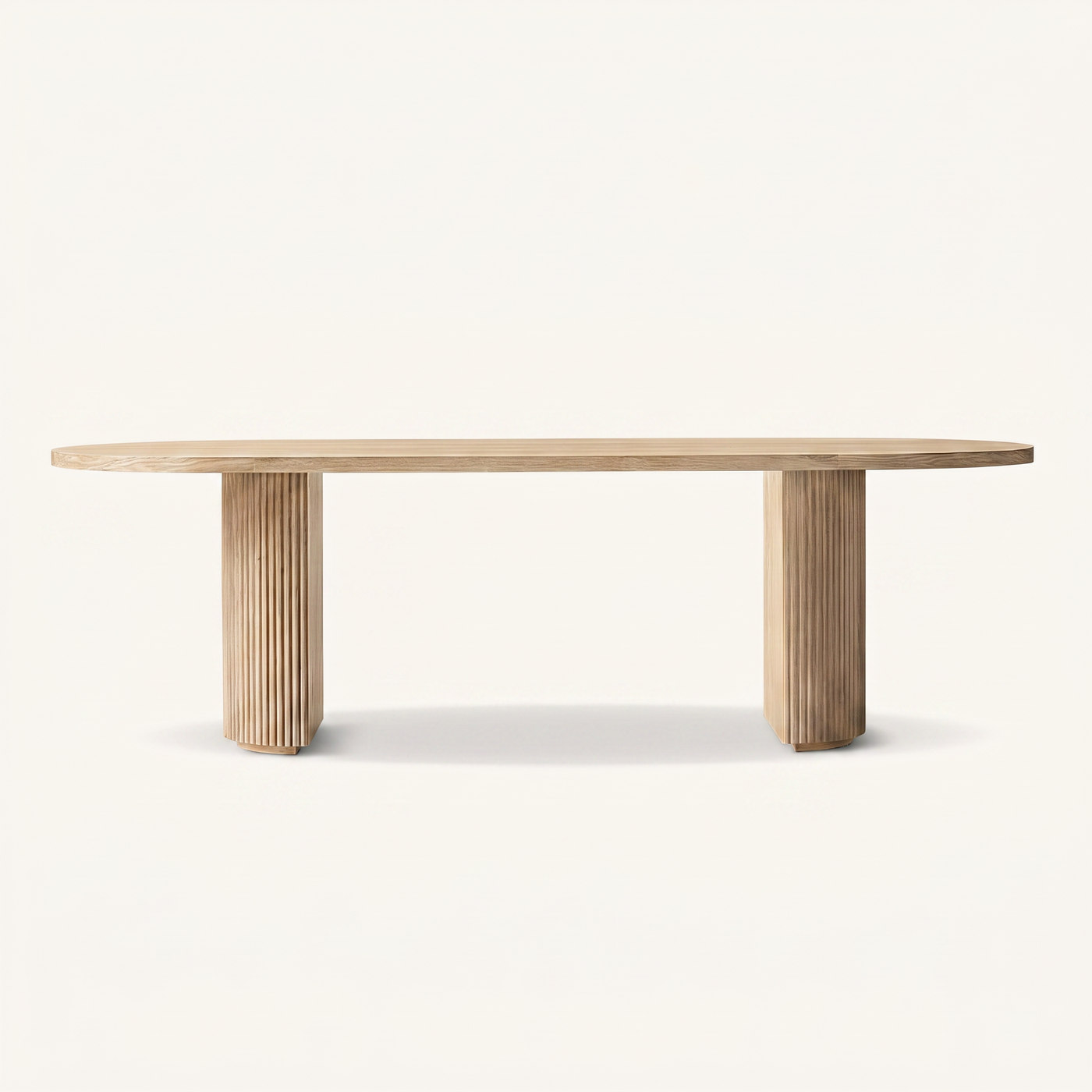 Alderton Oak Oval End Dining Table