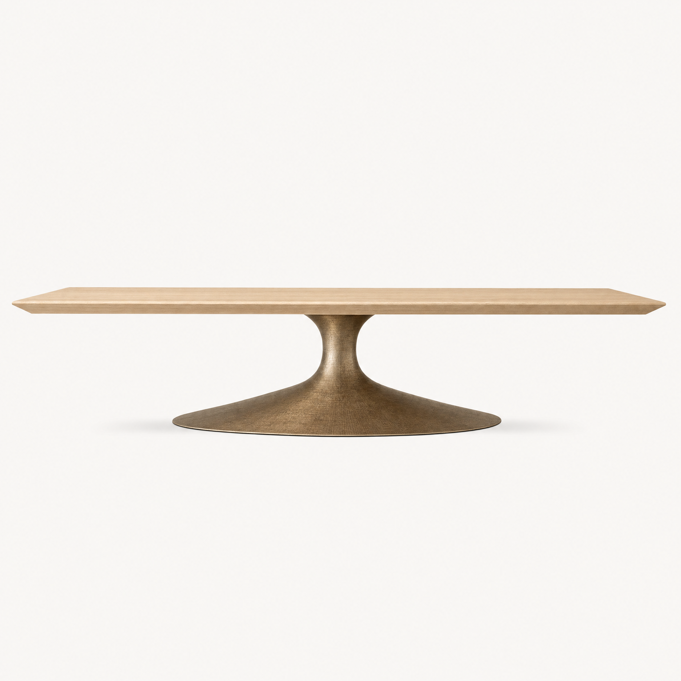 Alton Oak Brass Side Table