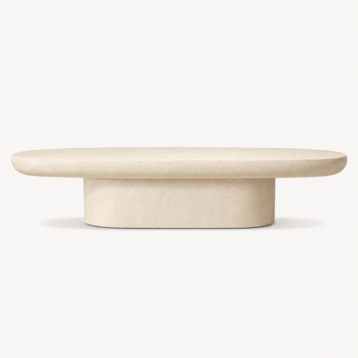 Luma Stone Oval Side Table