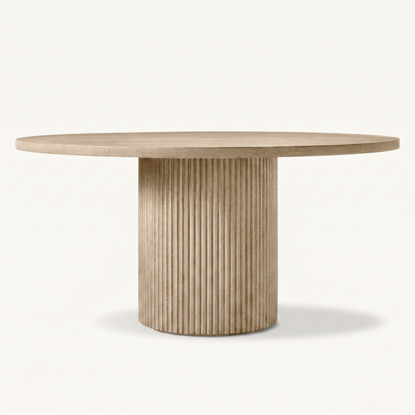 Ashford Round Oak Drum Table