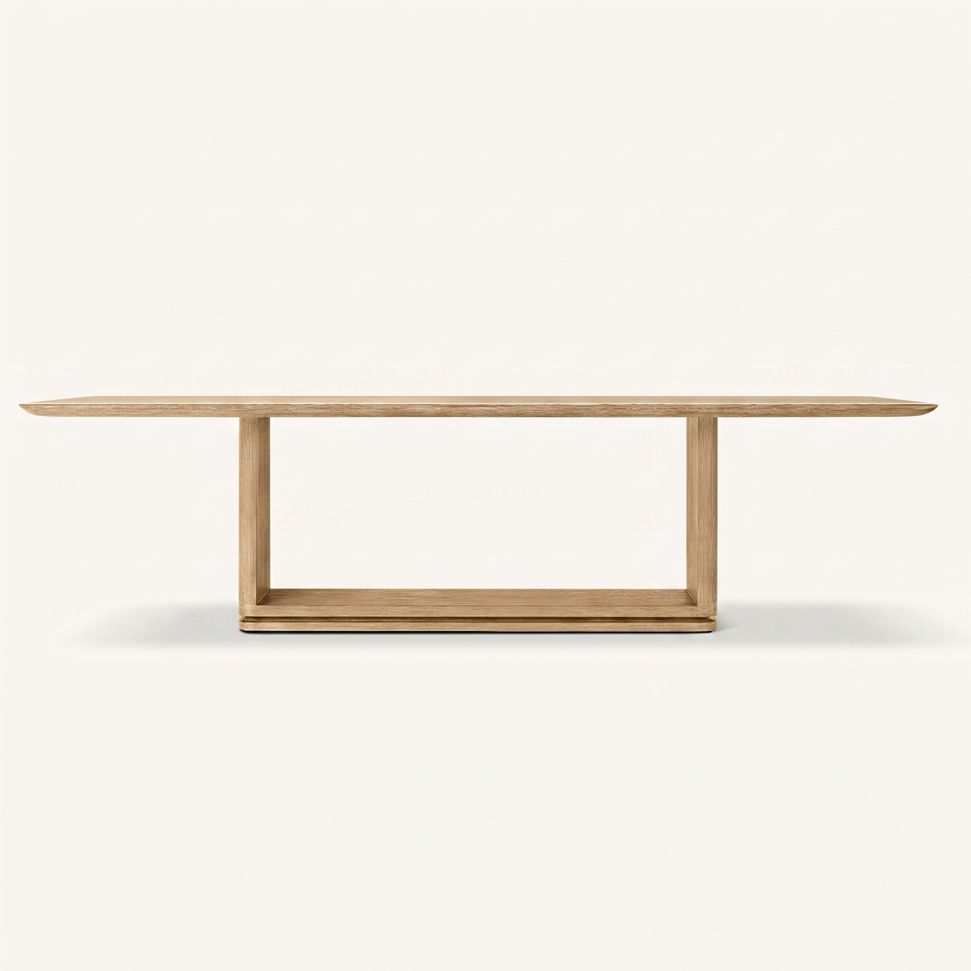 Brighton Oak Open Frame Dining Table
