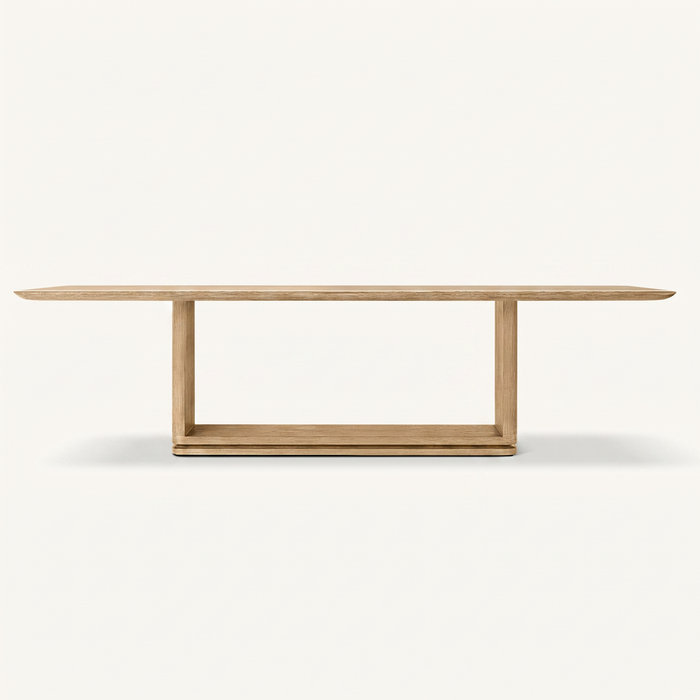 Brighton Oak Open Frame Dining Table