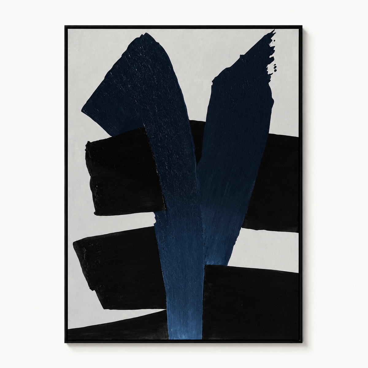 Indigo Form Wall Art — product view