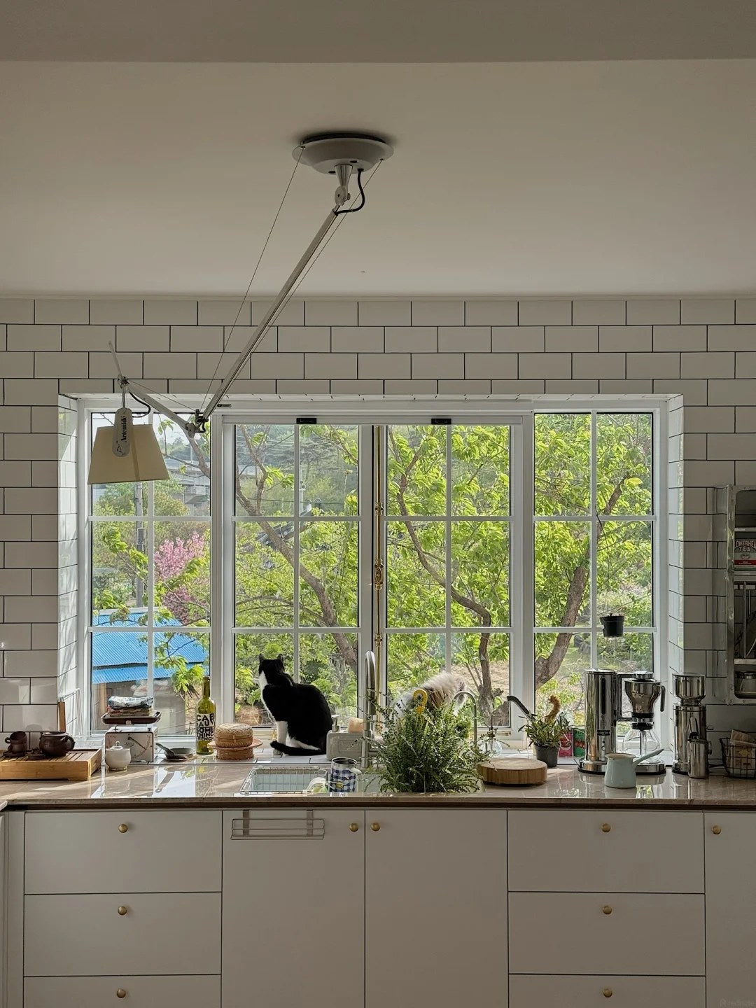 Turn a kitchen window into a styling moment