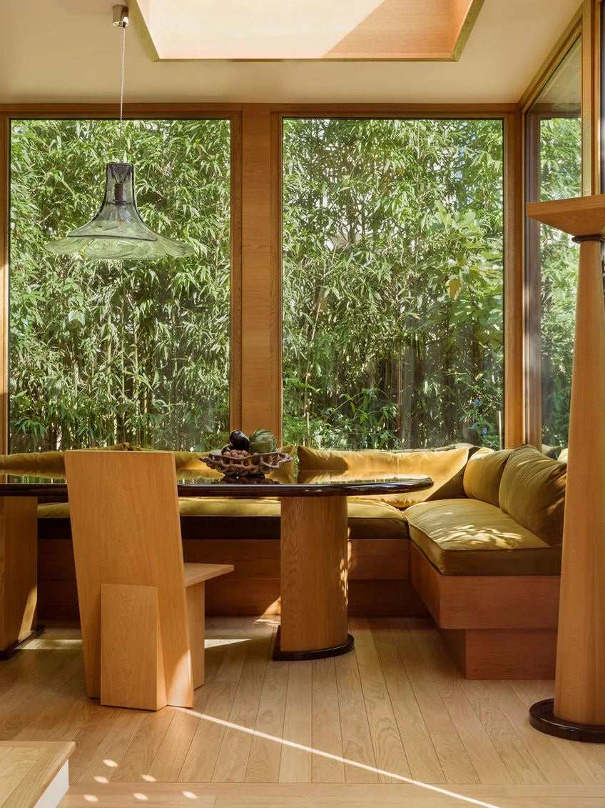 Let wood frame the everyday room