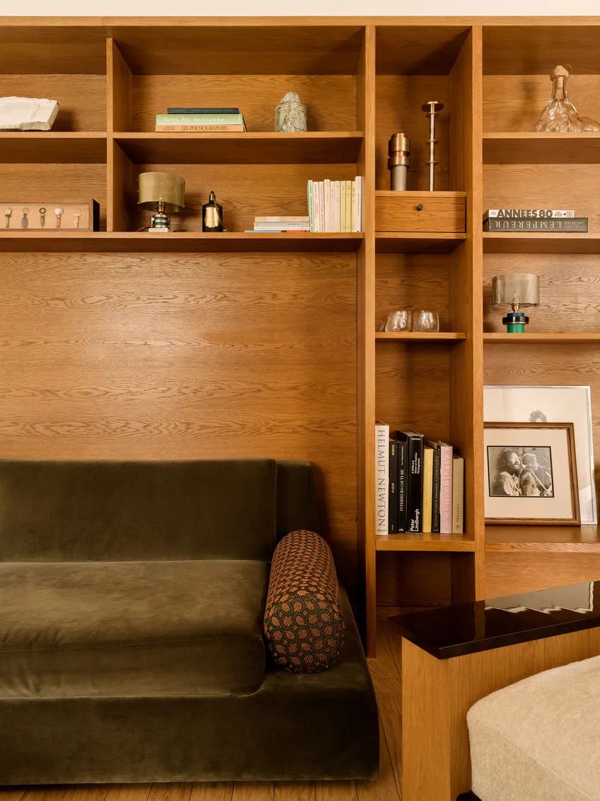 Use built-ins to make the room feel calm