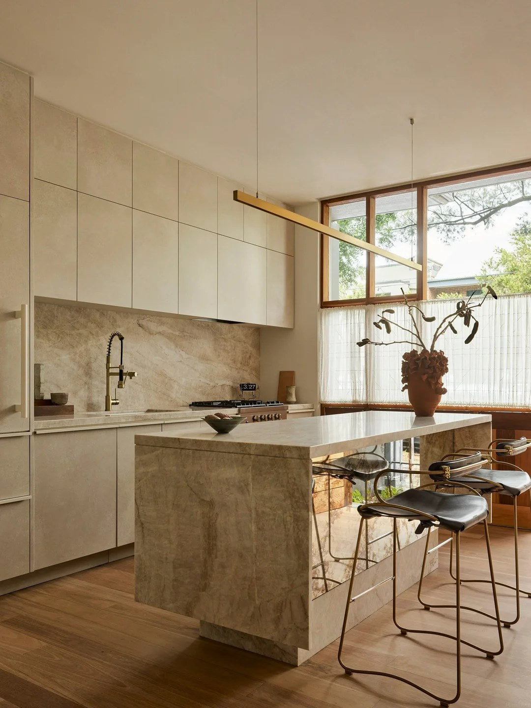 Keep the kitchen sculptural and simple