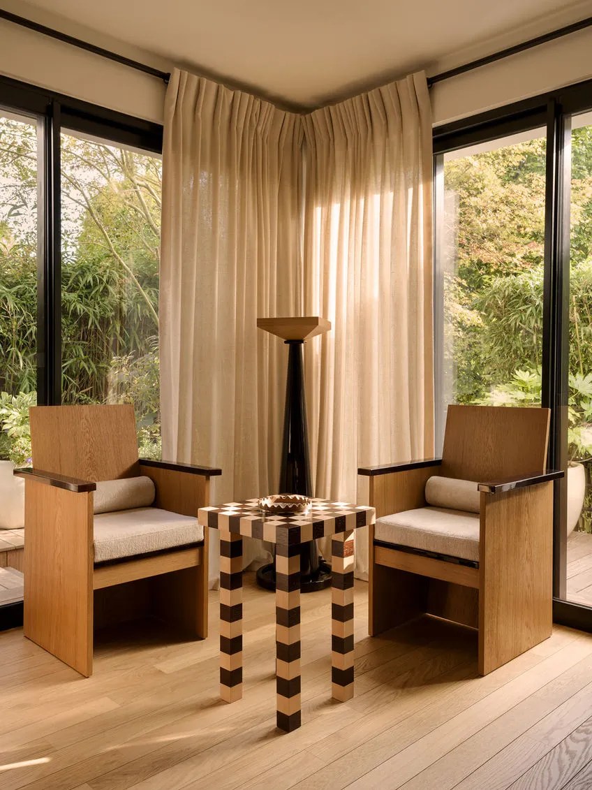 Shape light with sheer curtains