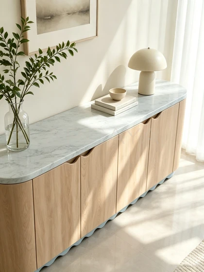 Faye Sienna Sideboard - front view 07