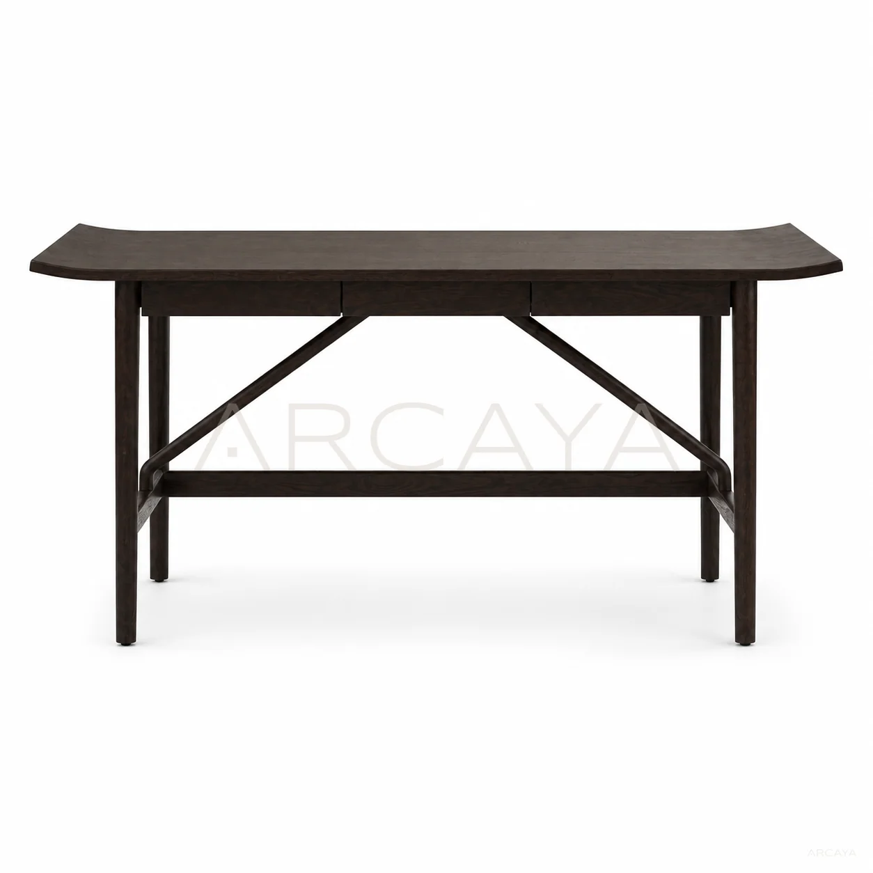Sable Blanc Desk - product view on a white background 04