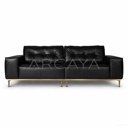 Juno Coast Straight Sofa - product view with realistic grounded contact shadow