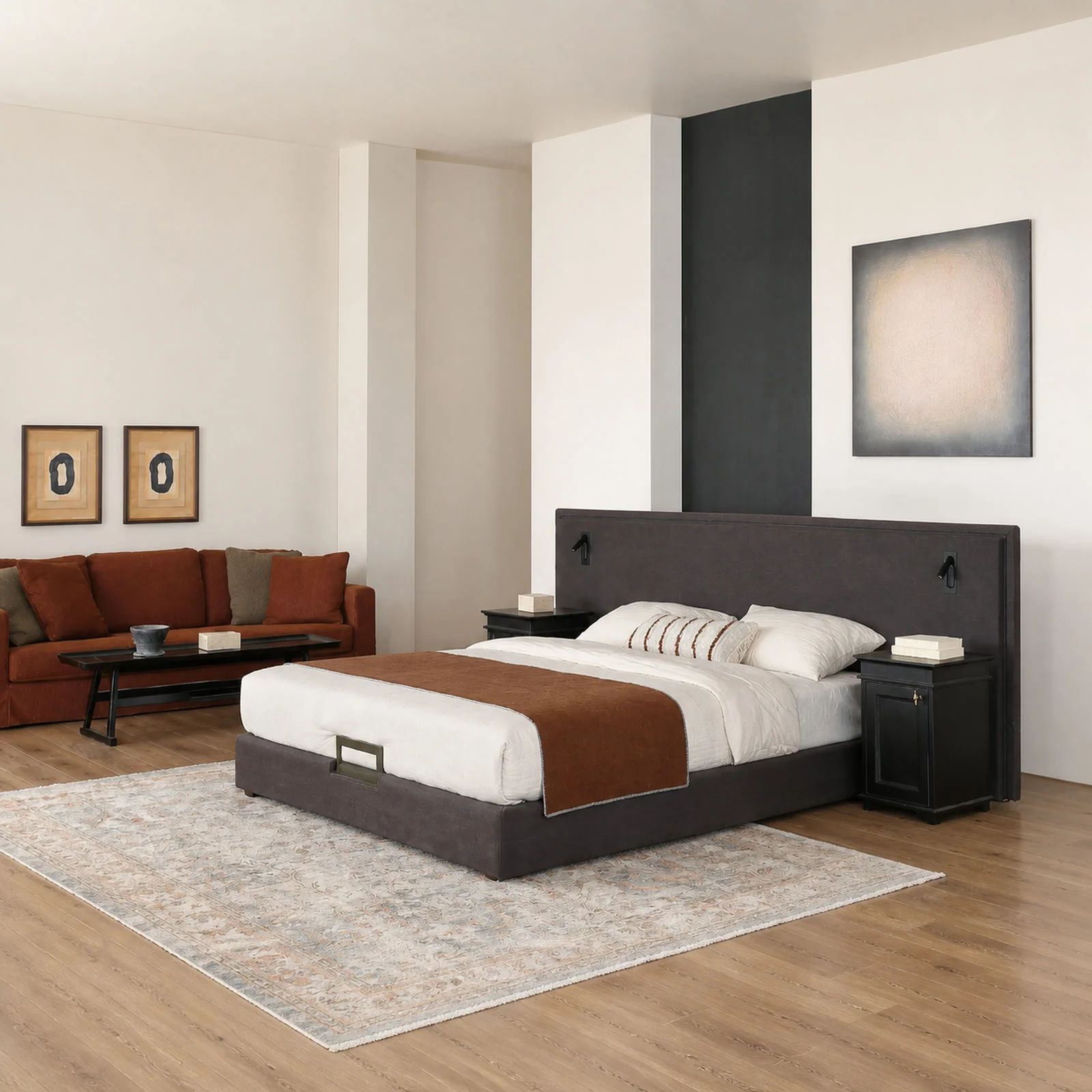 B711-B Bed in a finished interior.