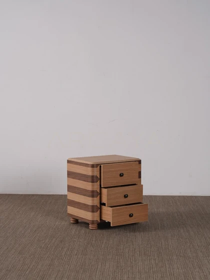 Enna Oak Nightstand - product detail 02