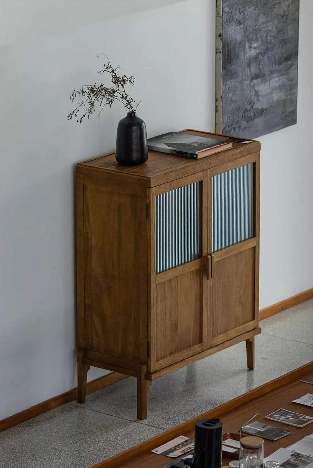 Maple Grove Cabinet in a finished interior.