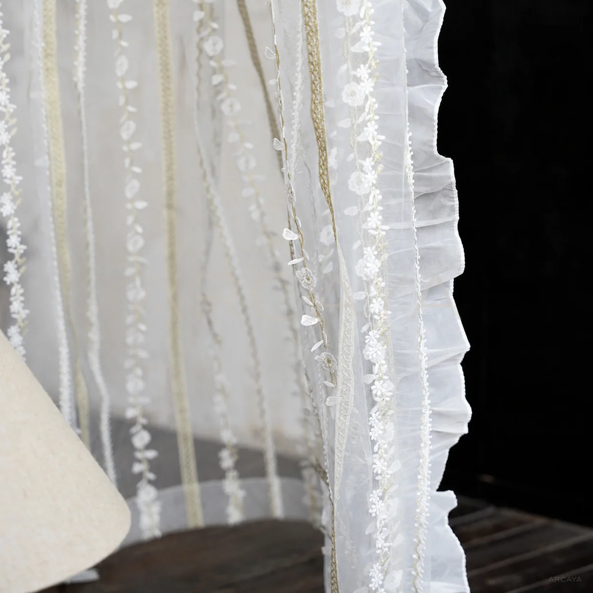 Dahlia Oak Curtain Panel