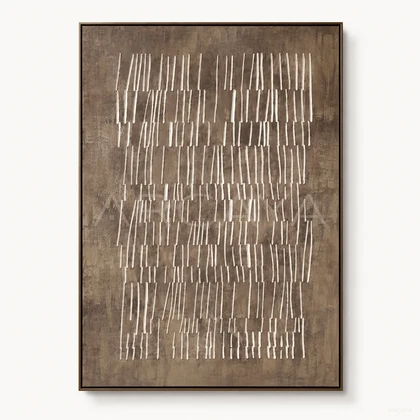 Textured Lines Wall Art — product view
