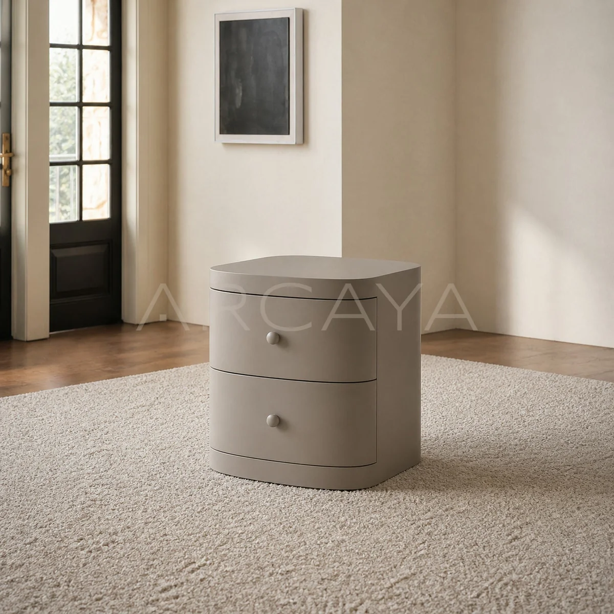 Celine Noir Nightstand