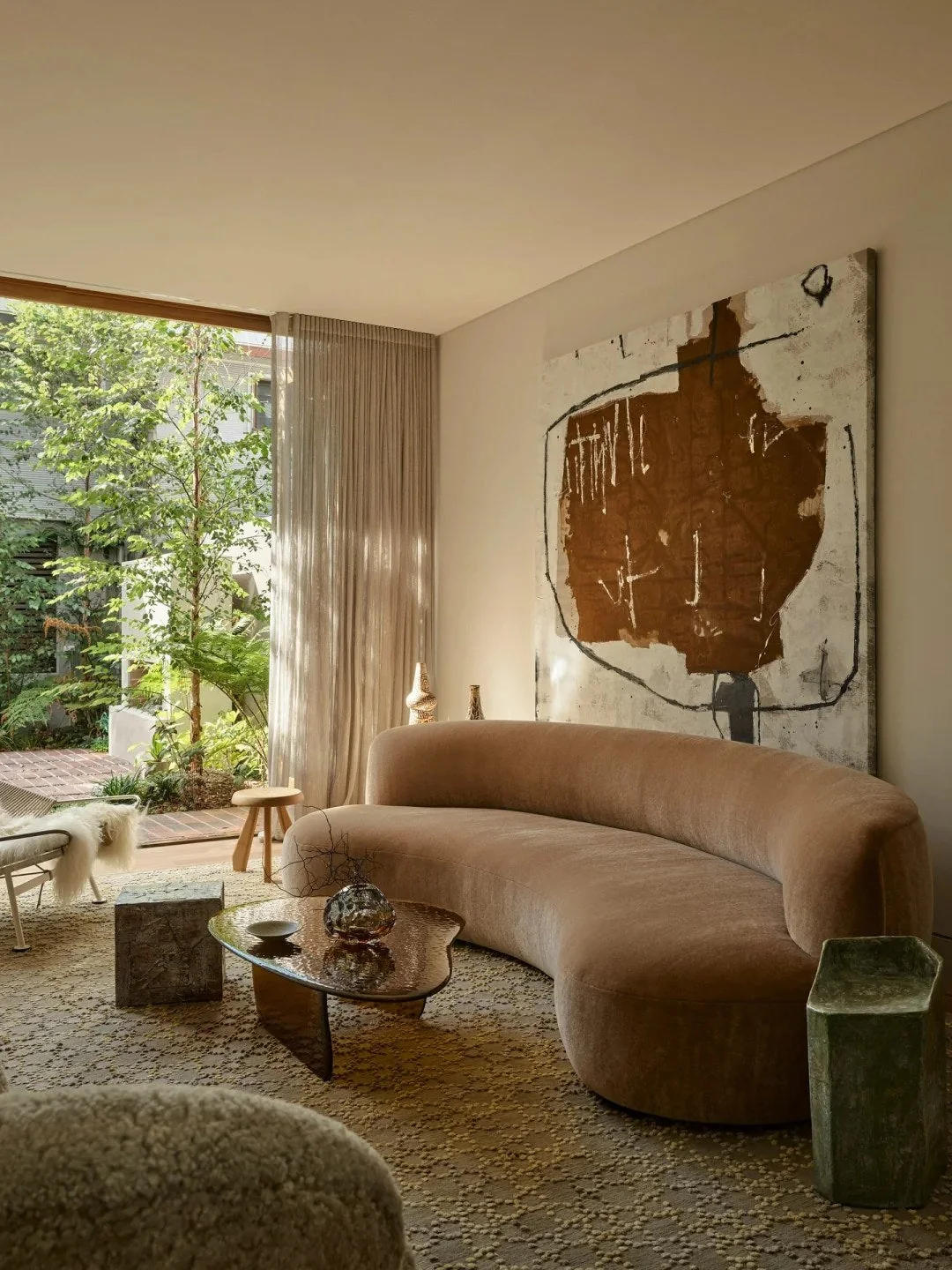 Bring curves into the main seating area