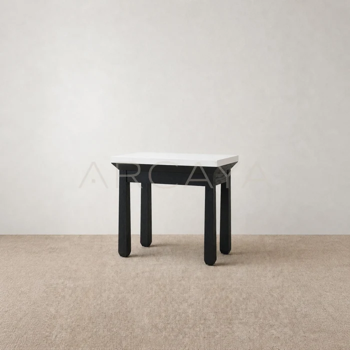 Charbon Lacquer Nightstand