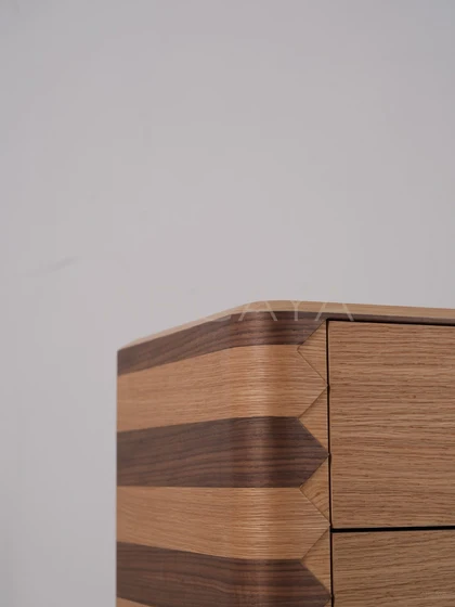 Enna Oak Nightstand - product detail 06