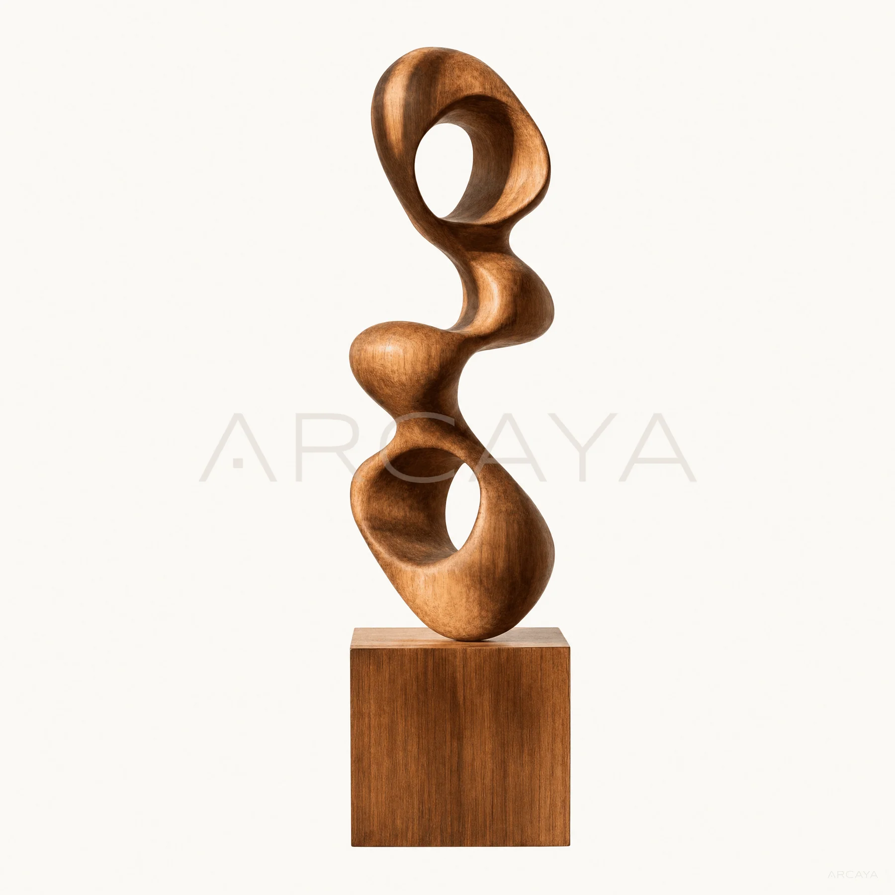 Openwork Wood Sculpture — product view