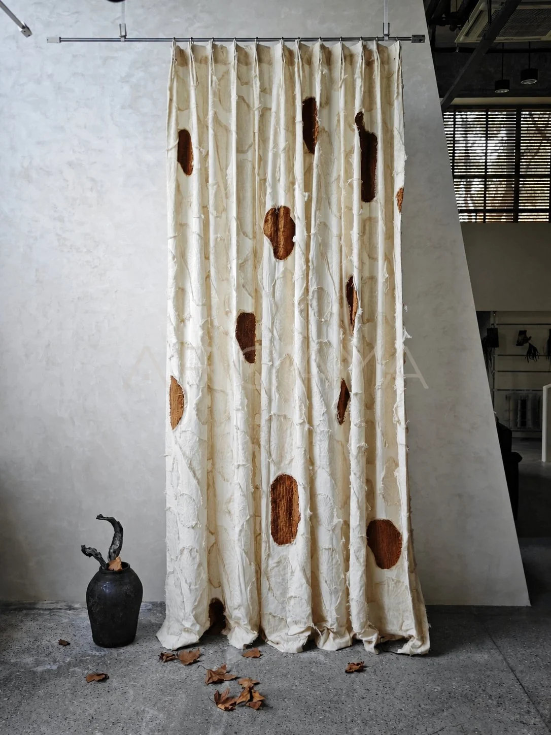 Rowan Oak Curtain Panel