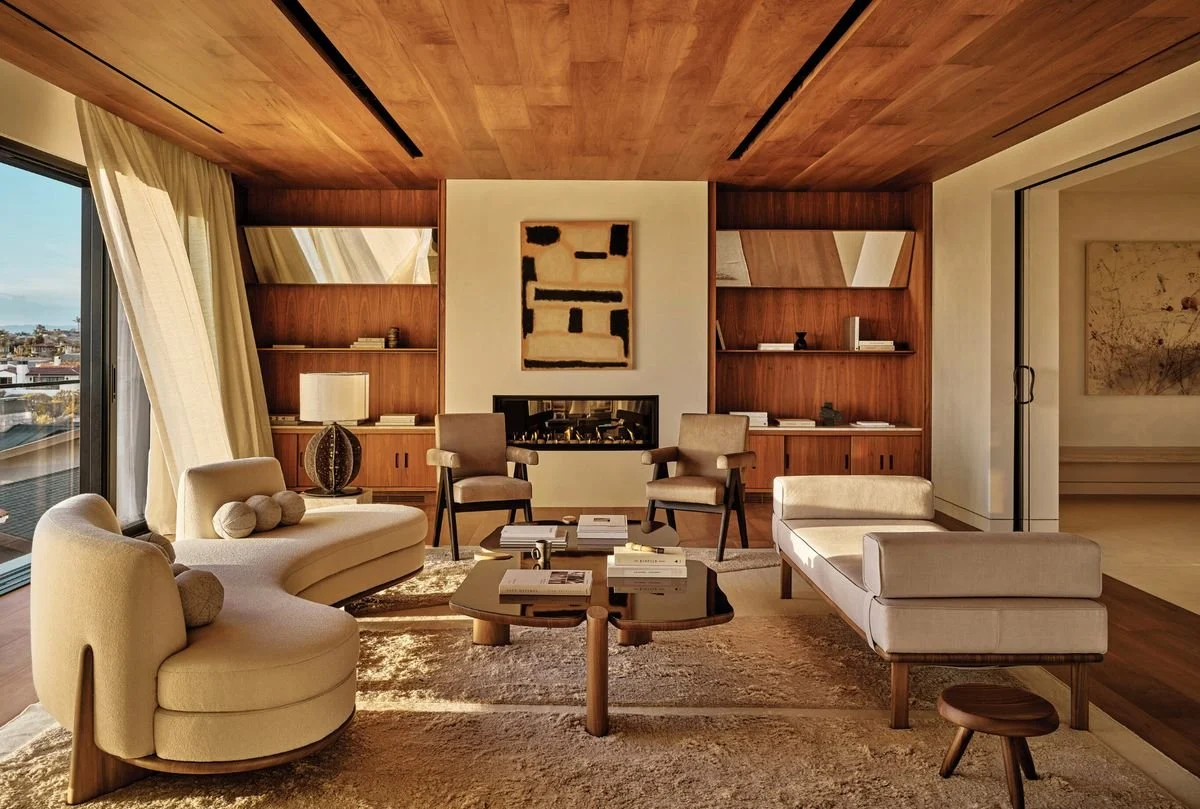 Coordinated whole home living room furniture scheme