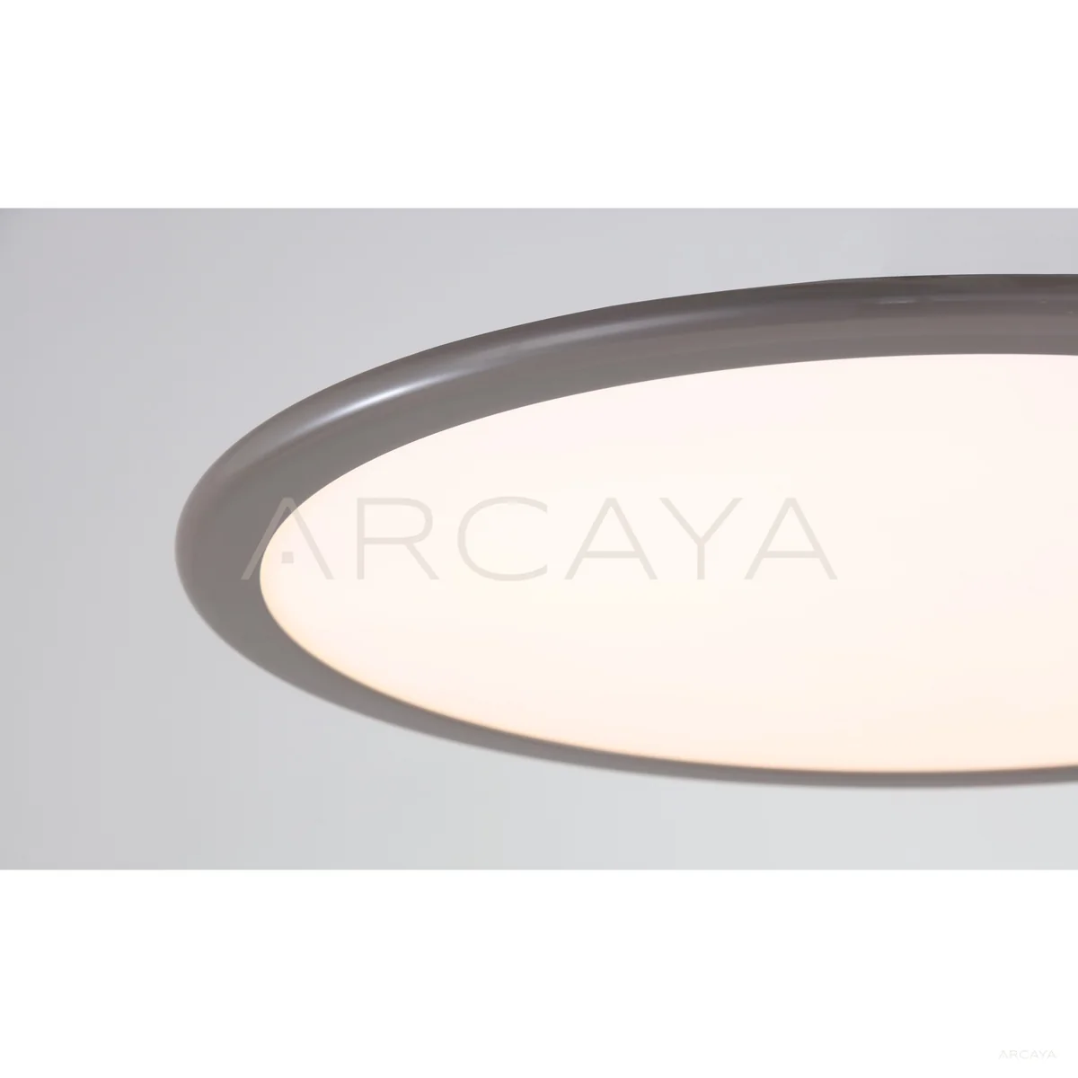 Milky Thin Disc Ceiling Light 23051