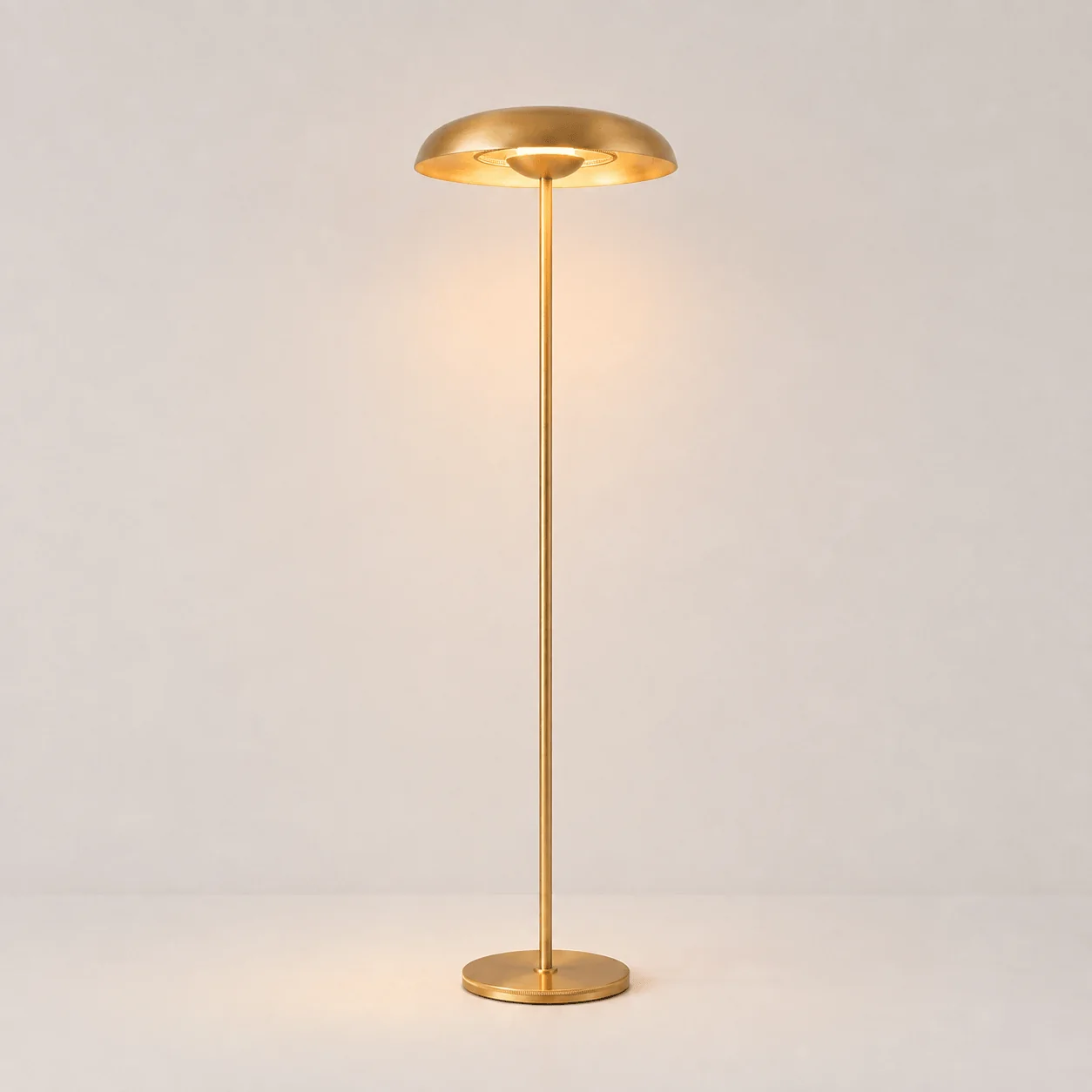 Brass Arc Floor Lamp