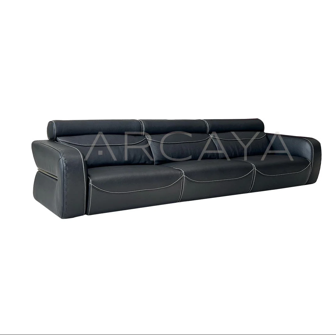 Petra Slate Straight Sofa
