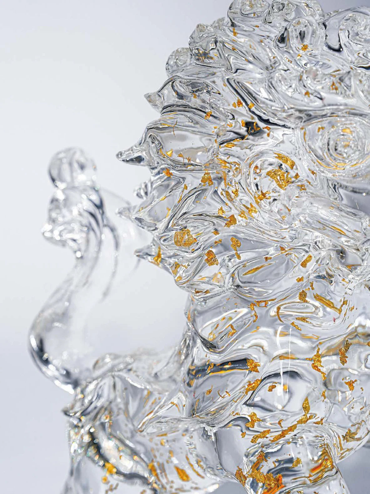 Jade Vessel Awakening Lion — Sculptural Objects — A043 — image 2