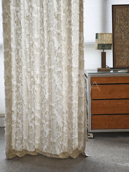 Pearl Oak Curtain Panel — interior view 10