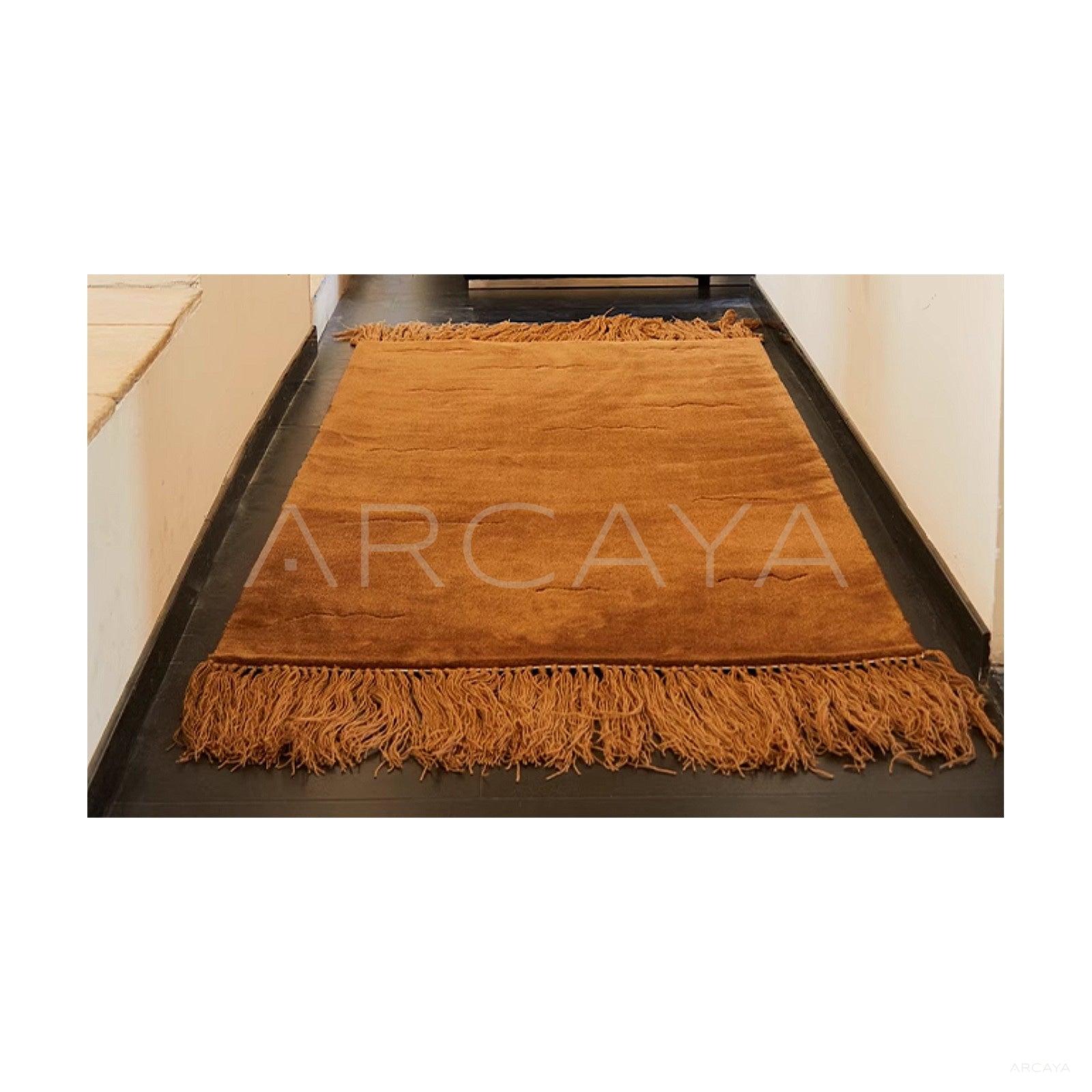 Caramel Fringe Rug Dsm P033 C01