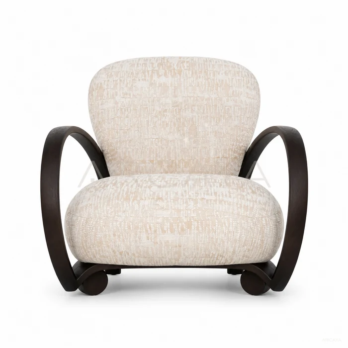 Haven Noir Lounge Chair - front view 01