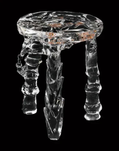Clear Bamboo Shadow Stool — Seating & Display — S102 — image 3
