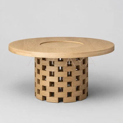 Sable Dune Dining Table - front view 03